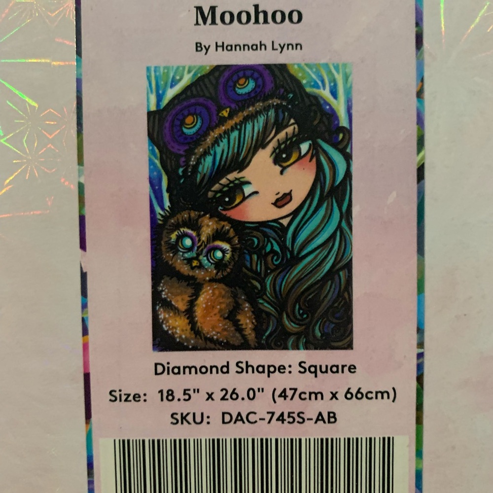 🌟Diamond Art Club Diamond Painting Melinda & Moohoo by Hannah Lynn